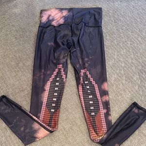 Teeki Pink and Black Kids Leggings